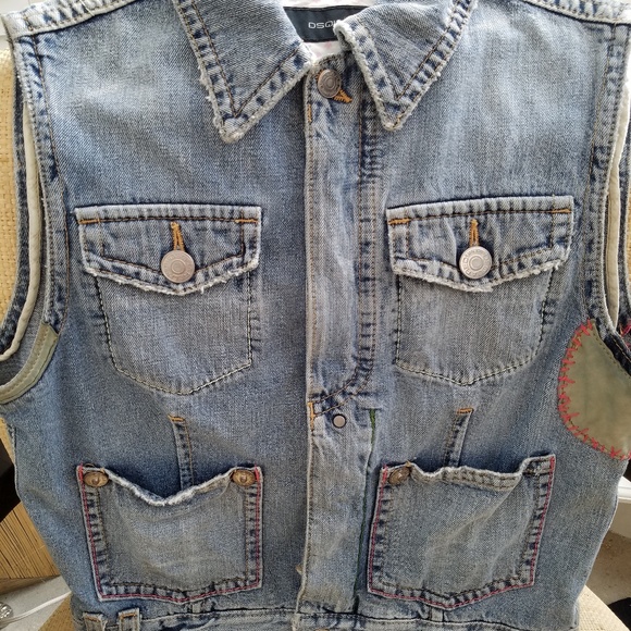 DSQUARED2 Jackets & Coats Mens Dsquared2 Dungaree Vest Poshmark